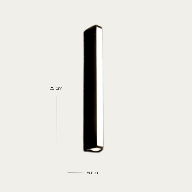 Applique Extérieur "L'Invisible" — LED Wall Washer Aluminium Noir 25/40/60 cm | Linea Lumen