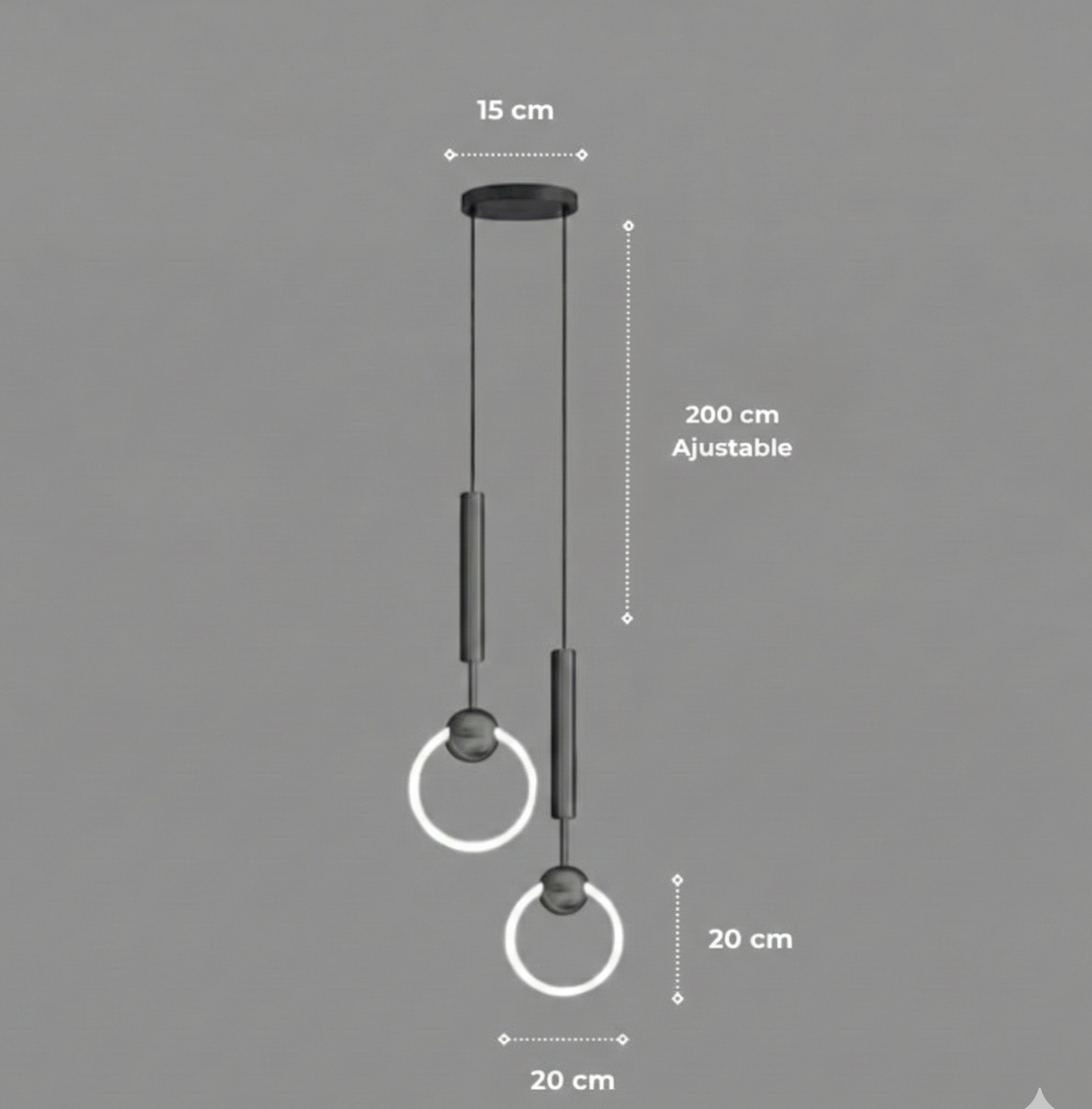 Suspension "La Boudoir" — Chevet Laiton LED Tricolor Or ou Noir Chambre Adulte | Linea Lumen