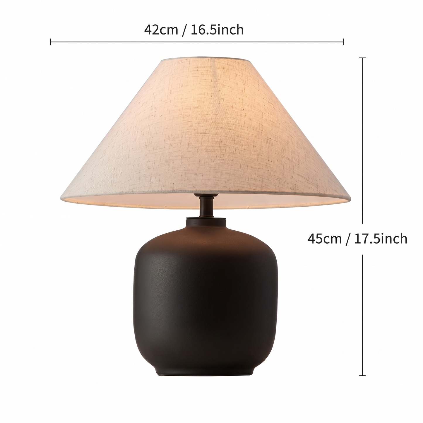 Lampe "L'Argile" — Céramique Wabi-Sabi Minimaliste