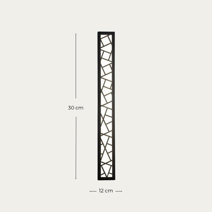 Applique Murale Extérieur "L'Ombre" — LED Ligne Minimaliste IP65 Noir | Linea Lumen