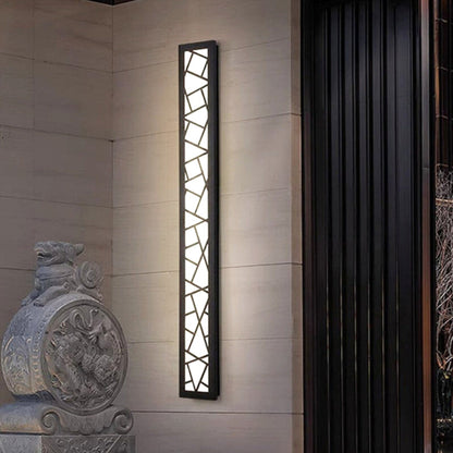 Applique Murale Extérieur "L'Ombre" — LED Ligne Minimaliste IP65 Noir | Linea Lumen
