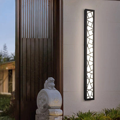 Applique Murale Extérieur "L'Ombre" — LED Ligne Minimaliste IP65 Noir | Linea Lumen