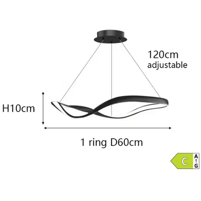 Suspension "La Colonne Lumière" — Longue LED Salle à Manger Loft Escalier | Linea Lumen