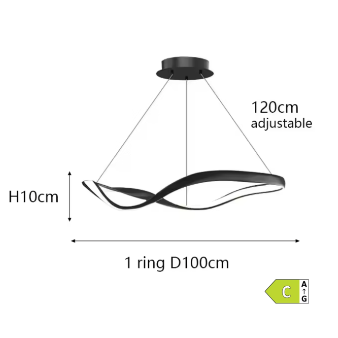 Suspension "La Colonne Lumière" — Longue LED Salle à Manger Loft Escalier | Linea Lumen