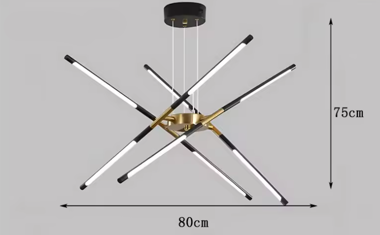 Suspension "Le Sputnik Doré" — Lustre LED Doré Dimmable Sputnik Salle à Manger | Linea Lumen
