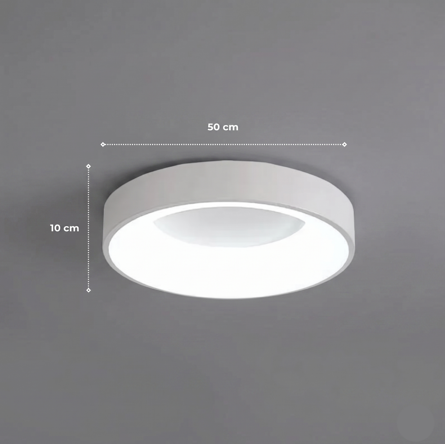 Plafonnier "Le Nordique" — LED Rond Moderne Salon Chambre Restaurant | Linea Lumen