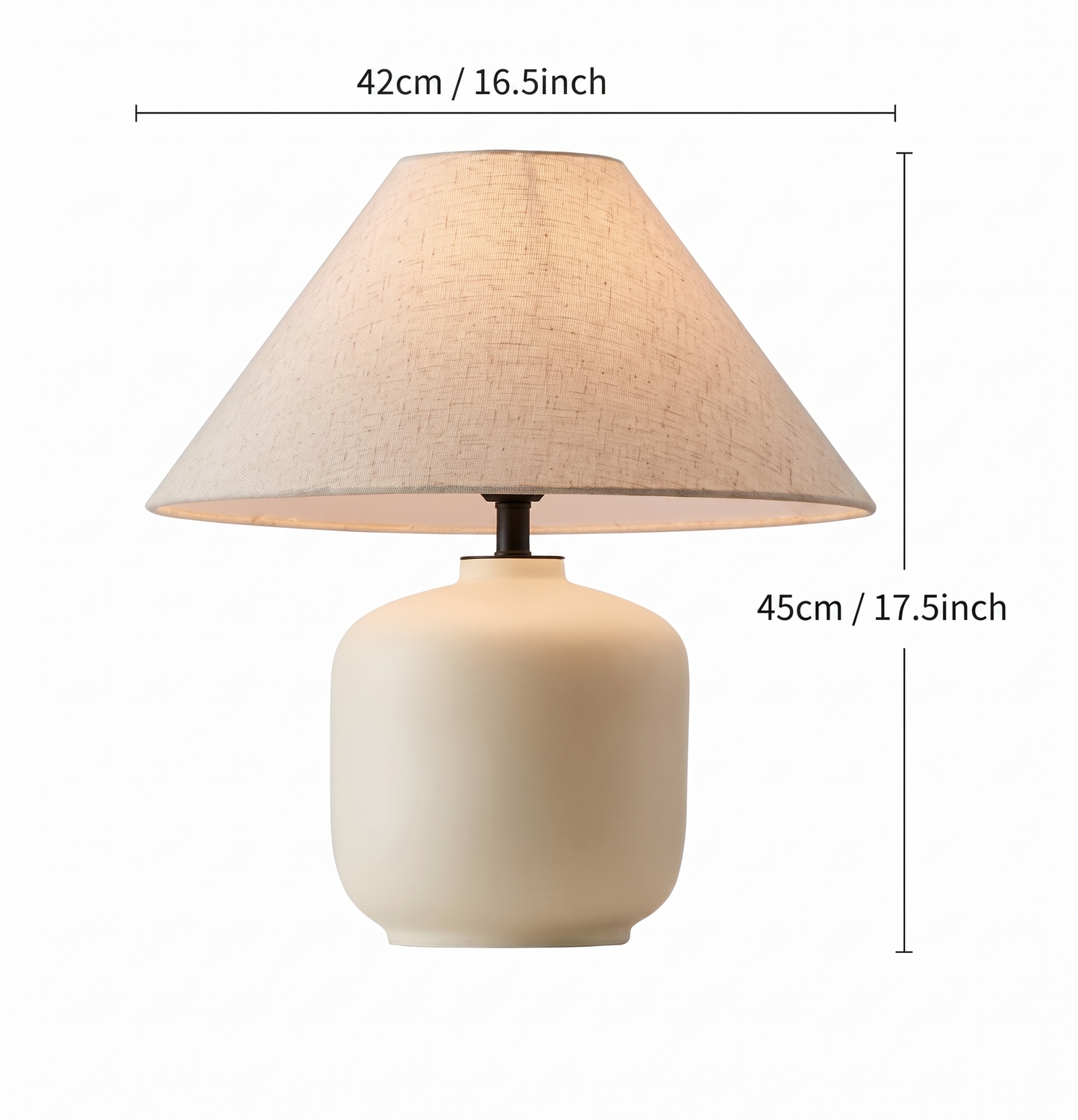 Lampe "L'Argile" — Céramique Wabi-Sabi Minimaliste