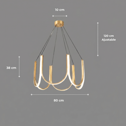 Suspension "Le Grand Large" — XXL LED Barres Déployées Loft Grand Salon | Linea Lumen