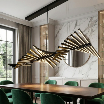 Suspension "La Constellation" — XXL Lustre Design 20 ou 30 Têtes LED Grand Salon | Linea Lumen