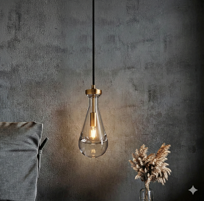 Suspension Art Déco Verre