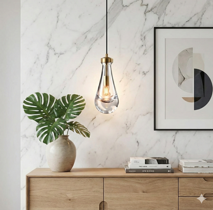 Suspension Art Déco Verre