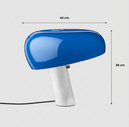 Lampe à Poser Design Italien "Snoopy" Bleu