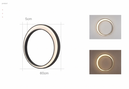 Applique "La Couronne" — LED Circulaire Luxe Extérieur