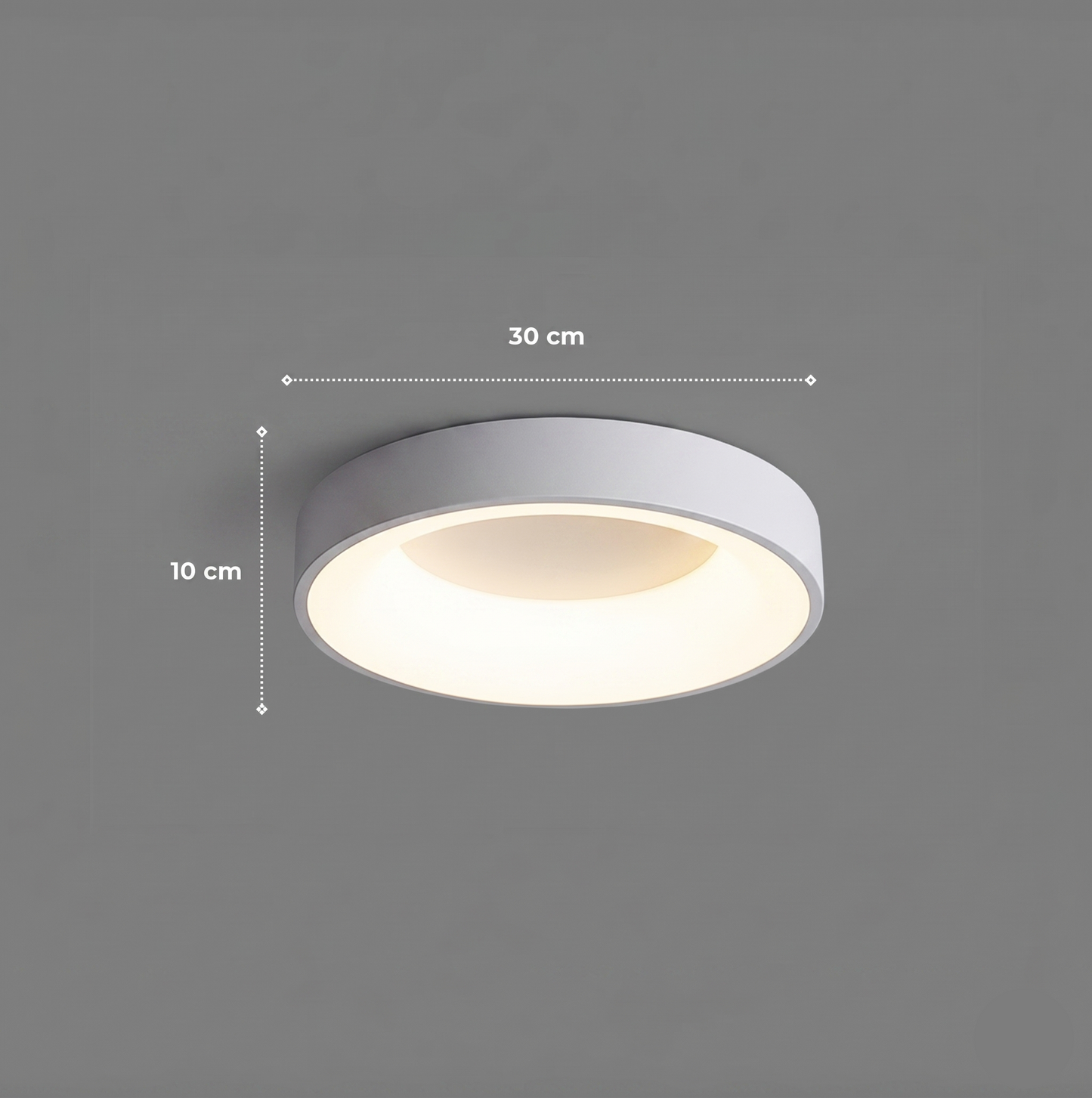 Plafonnier "Le Nordique" — LED Rond Moderne Salon Chambre Restaurant | Linea Lumen