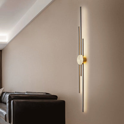 Grande Applique Murale "Le Cuivre" — LED Cuivre Minimaliste Luxe Salon Couloir | Linea Lumen
