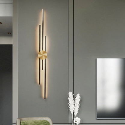 Grande Applique Murale "Le Cuivre" — LED Cuivre Minimaliste Luxe Salon Couloir | Linea Lumen