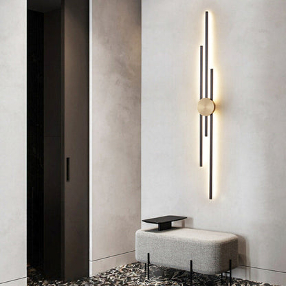 Grande Applique Murale "Le Cuivre" — LED Cuivre Minimaliste Luxe Salon Couloir | Linea Lumen
