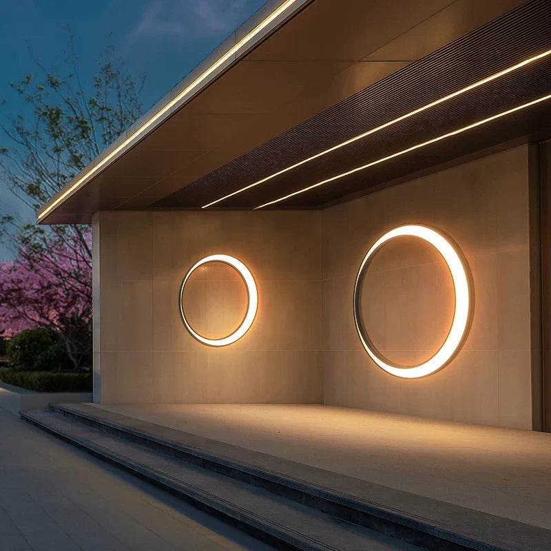 Applique "La Couronne" — LED Circulaire Luxe Extérieur