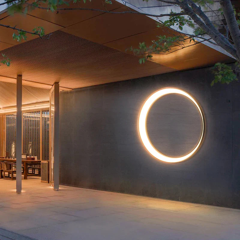 Applique "La Couronne" — LED Circulaire Luxe Extérieur