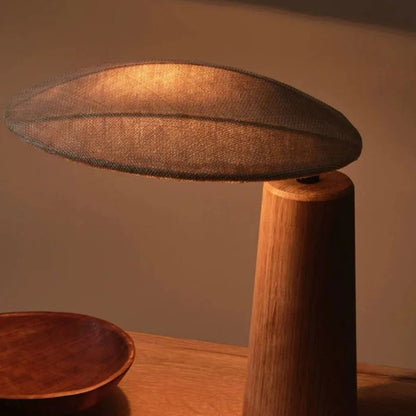 Lampe à Poser "L'Esprit" — Wabi-Sabi Bois LED E27 Zen Bohème Chic | Linea Lumen