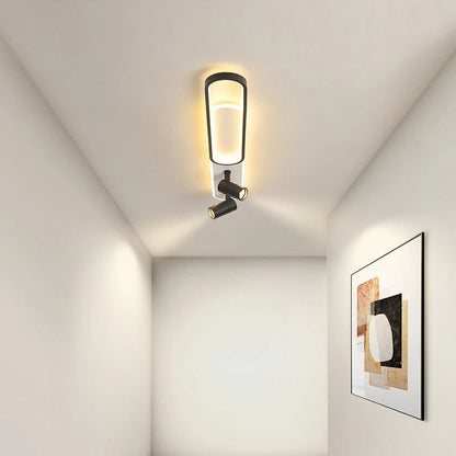 Plafonnier "Les Projecteurs" — Spots LED Orientables Noir Blanc Or Cuisine Salon | Linea Lumen