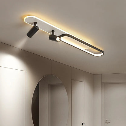 Plafonnier "Les Projecteurs" — Spots LED Orientables Noir Blanc Or Cuisine Salon | Linea Lumen