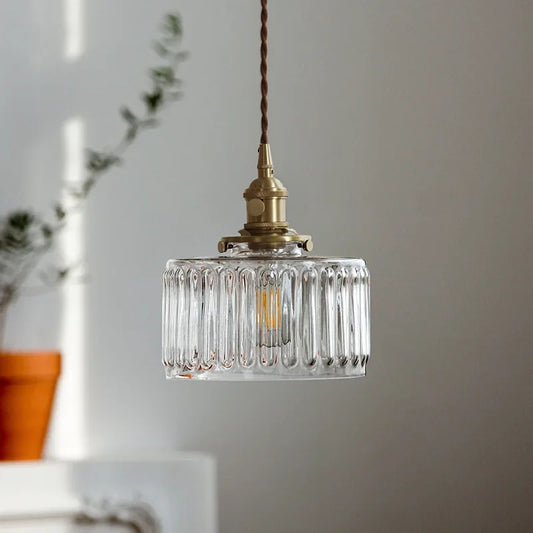 Suspension "Le Veilleur" — Verre Vintage Minimaliste