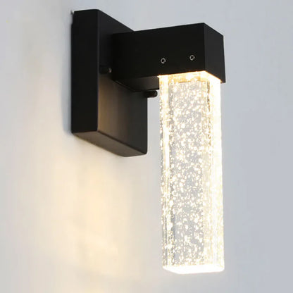 Applique "Le Crystal" — Étanche Transparente Moderne