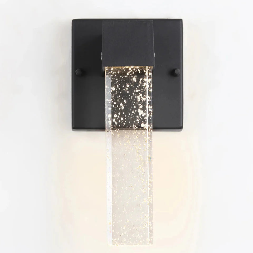 Applique "Le Crystal" — Étanche Transparente Moderne