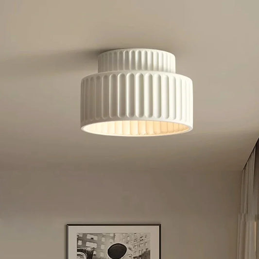 Plafonnier "Le Cercle" — Résine Circulaire LED