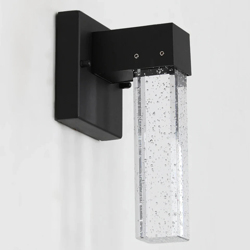 Applique "Le Crystal" — Étanche Transparente Moderne