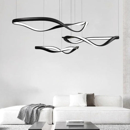 Suspension "La Colonne Lumière" — Longue LED Salle à Manger Loft Escalier | Linea Lumen