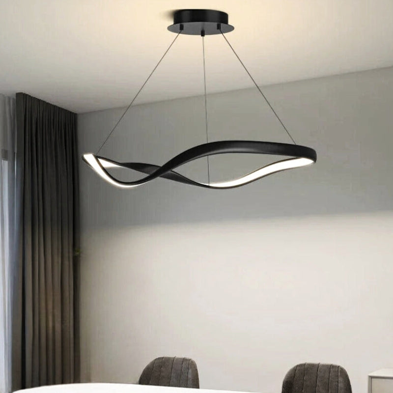Suspension "La Colonne Lumière" — Longue LED Salle à Manger Loft Escalier | Linea Lumen