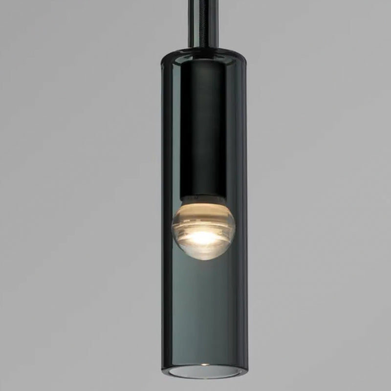 Suspension "La Nocturne" — Chevet Tube Cristal LED Tricolor Chambre Adulte | Linea Lumen