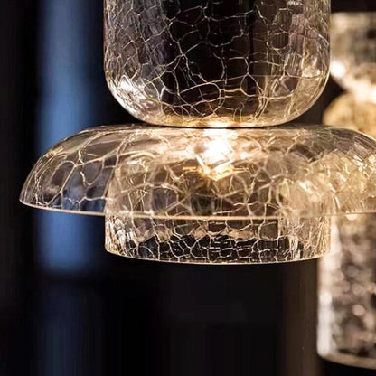 Suspension "La Globe d'Or" — Boule Verre Noir & Or LED Salon Salle à Manger | Linea Lumen