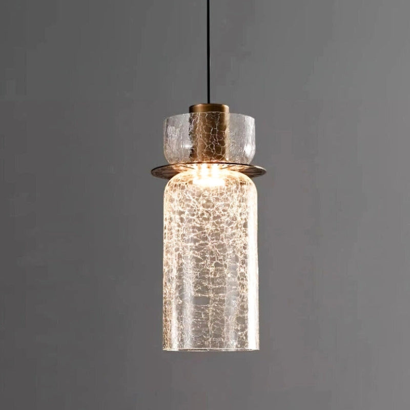 Suspension "La Globe d'Or" — Boule Verre Noir & Or LED Salon Salle à Manger | Linea Lumen