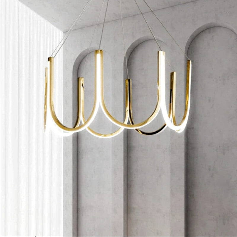 Suspension "Le Grand Large" — XXL LED Barres Déployées Loft Grand Salon | Linea Lumen