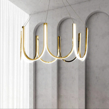 Suspension "Le Grand Large" — XXL LED Barres Déployées Loft Grand Salon | Linea Lumen