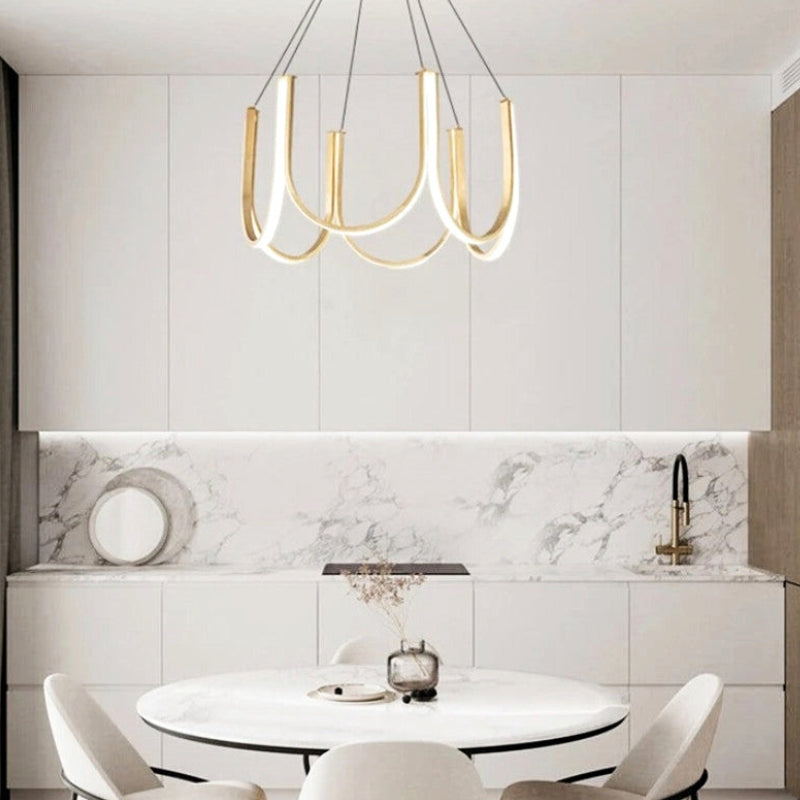 Suspension "Le Grand Large" — XXL LED Barres Déployées Loft Grand Salon | Linea Lumen