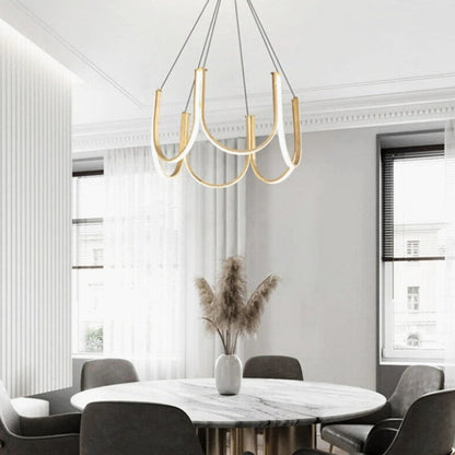 Suspension "Le Grand Large" — XXL LED Barres Déployées Loft Grand Salon | Linea Lumen