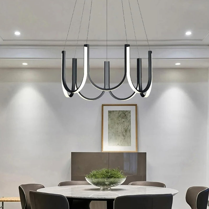 Suspension "Le Grand Large" — XXL LED Barres Déployées Loft Grand Salon | Linea Lumen