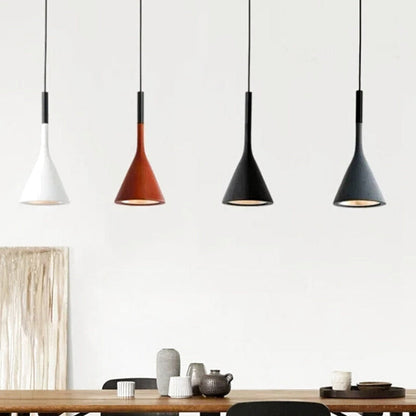 Suspension "L'Atelier" — Style Industriel Vintage Métal Conique 4 Coloris E27 | Linea Lumen