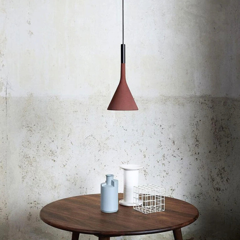 Suspension "L'Atelier" — Style Industriel Vintage Métal Conique 4 Coloris E27 | Linea Lumen