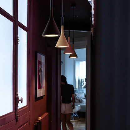 Suspension "L'Atelier" — Style Industriel Vintage Métal Conique 4 Coloris E27 | Linea Lumen