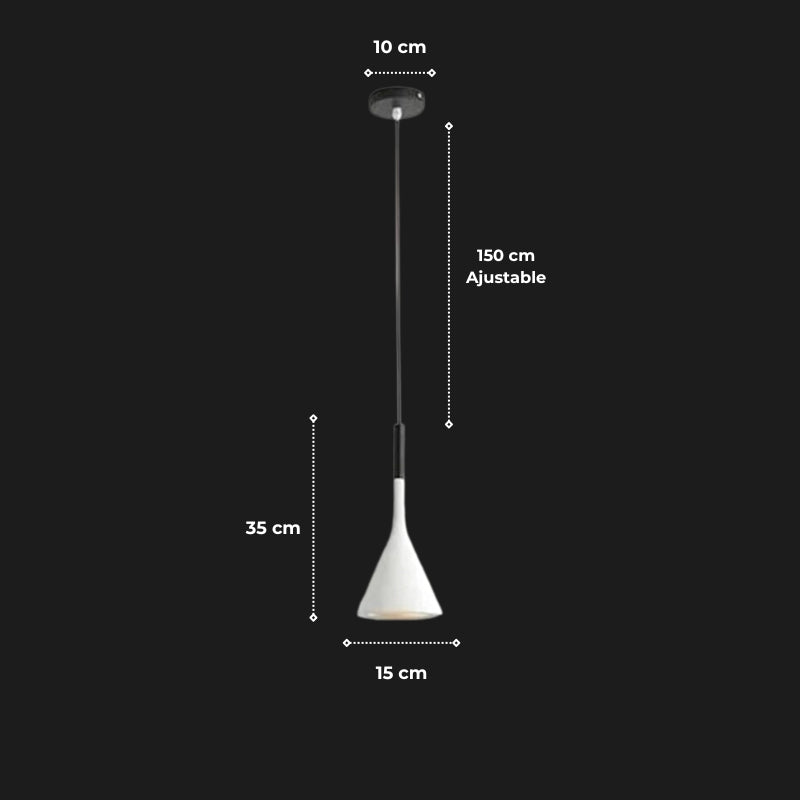 Suspension "L'Atelier" — Style Industriel Vintage Métal Conique 4 Coloris E27 | Linea Lumen