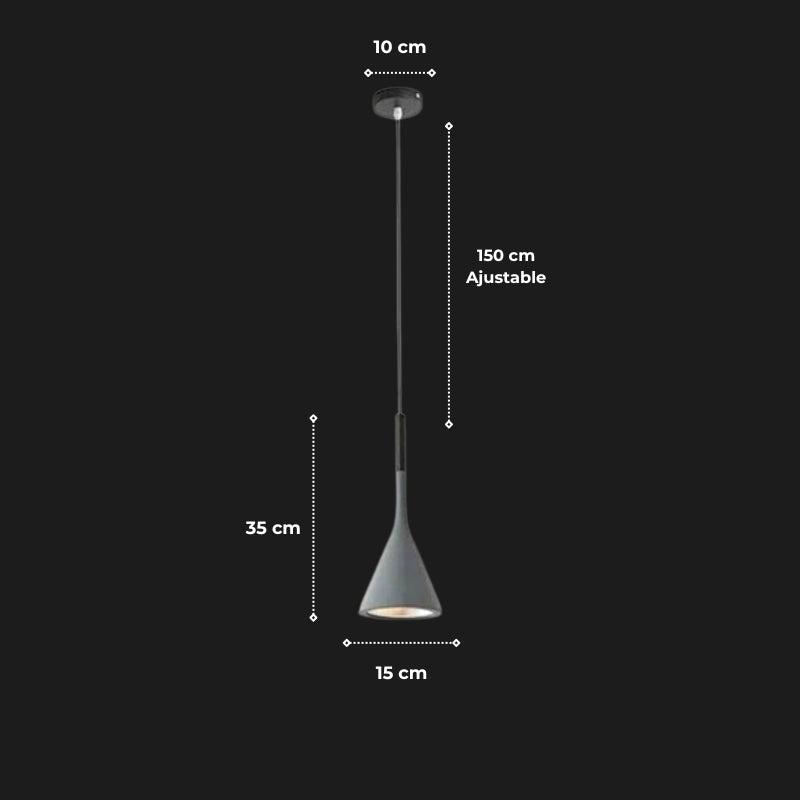 Suspension "L'Atelier" — Style Industriel Vintage Métal Conique 4 Coloris E27 | Linea Lumen