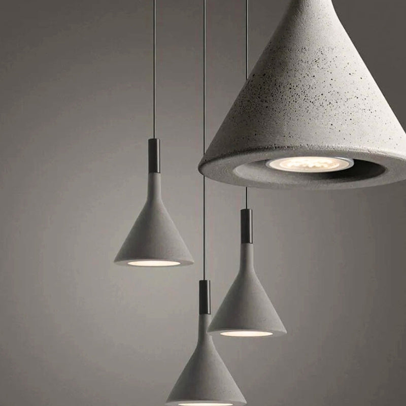 Suspension "L'Atelier" — Style Industriel Vintage Métal Conique 4 Coloris E27 | Linea Lumen