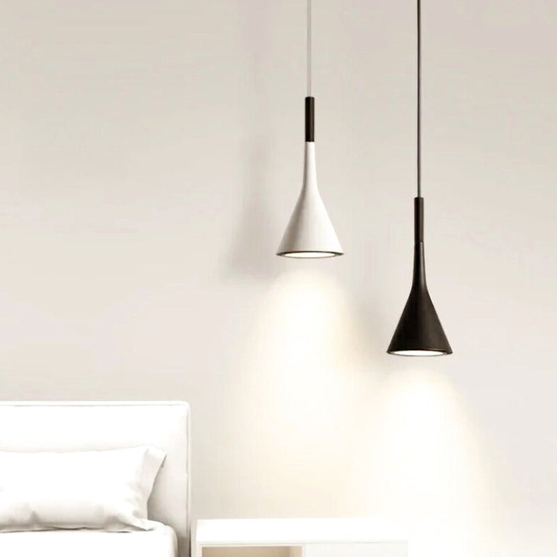 Suspension "L'Atelier" — Style Industriel Vintage Métal Conique 4 Coloris E27 | Linea Lumen