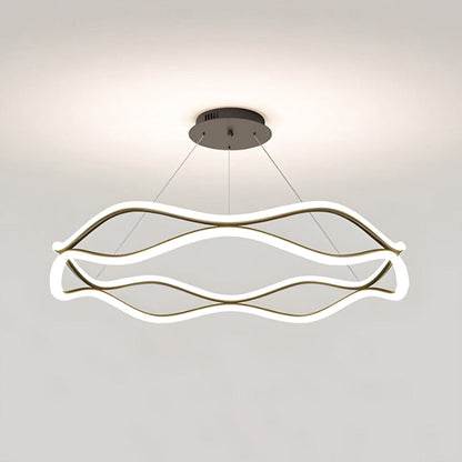 Suspension "Le Cercle" — LED Circulaire Minimaliste Luxe Hall Salon | Linea Lumen