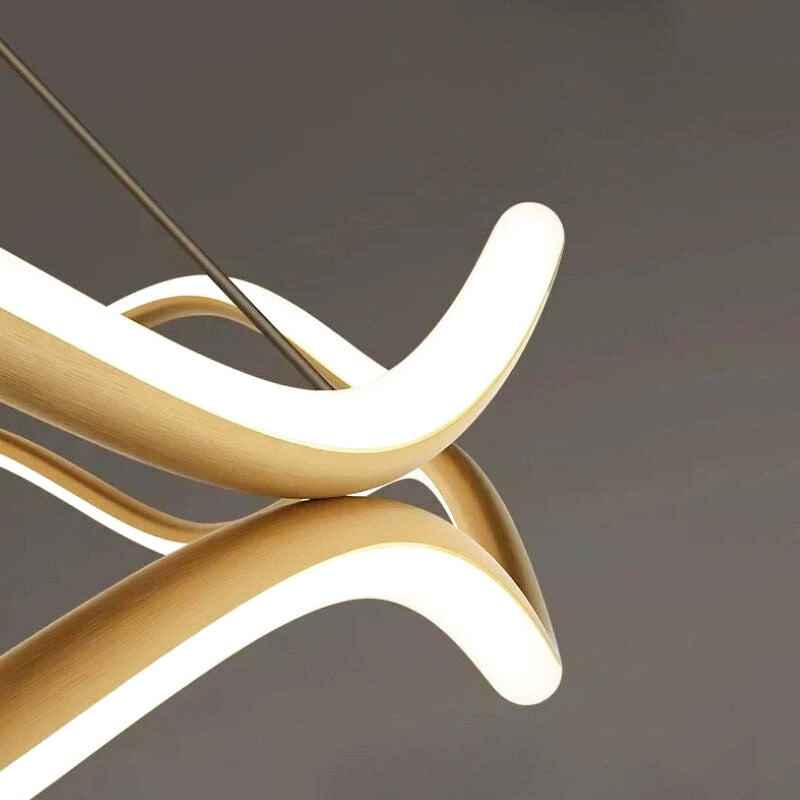 Suspension "Le Cercle" — LED Circulaire Minimaliste Luxe Hall Salon | Linea Lumen